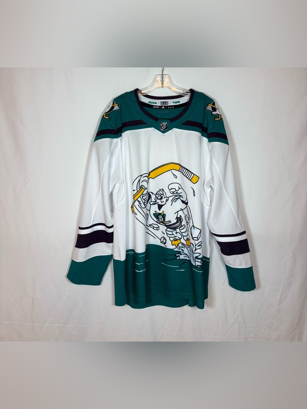 Adidas Anaheim Ducks Reverse Retro 1.0 Hockey Jersey Size 56